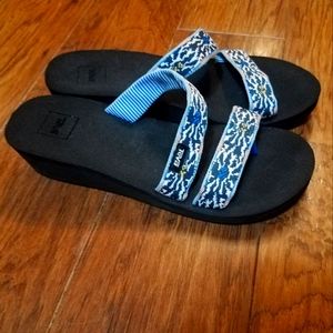 Teva Women's Mandalyn Wedge Loma sandal 9